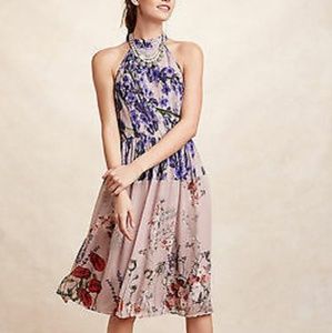 Anthropologie Varun Bahl floral midi dress